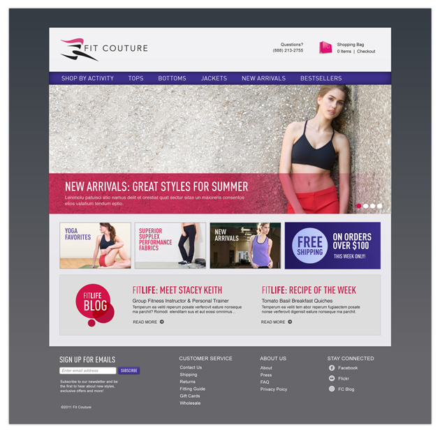 Fit Couture Homepage