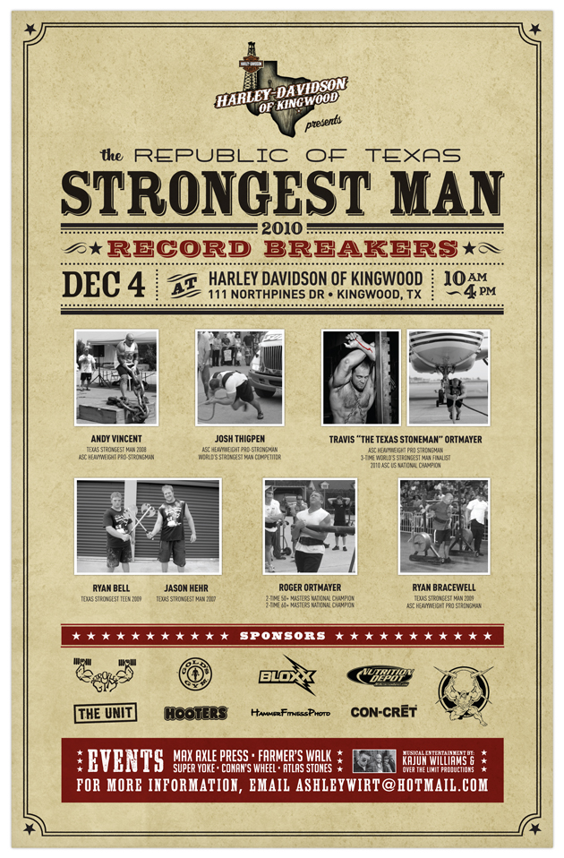 Texas Strongman 2010 Poster